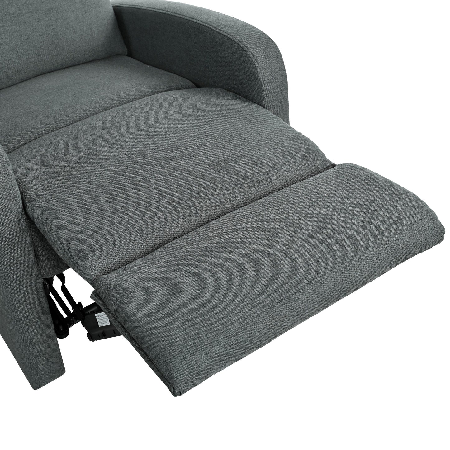 Fauteuil inclinable manuel moderne Roomfitters pour home cinéma, inclinable et réglable pour salon, anthracite