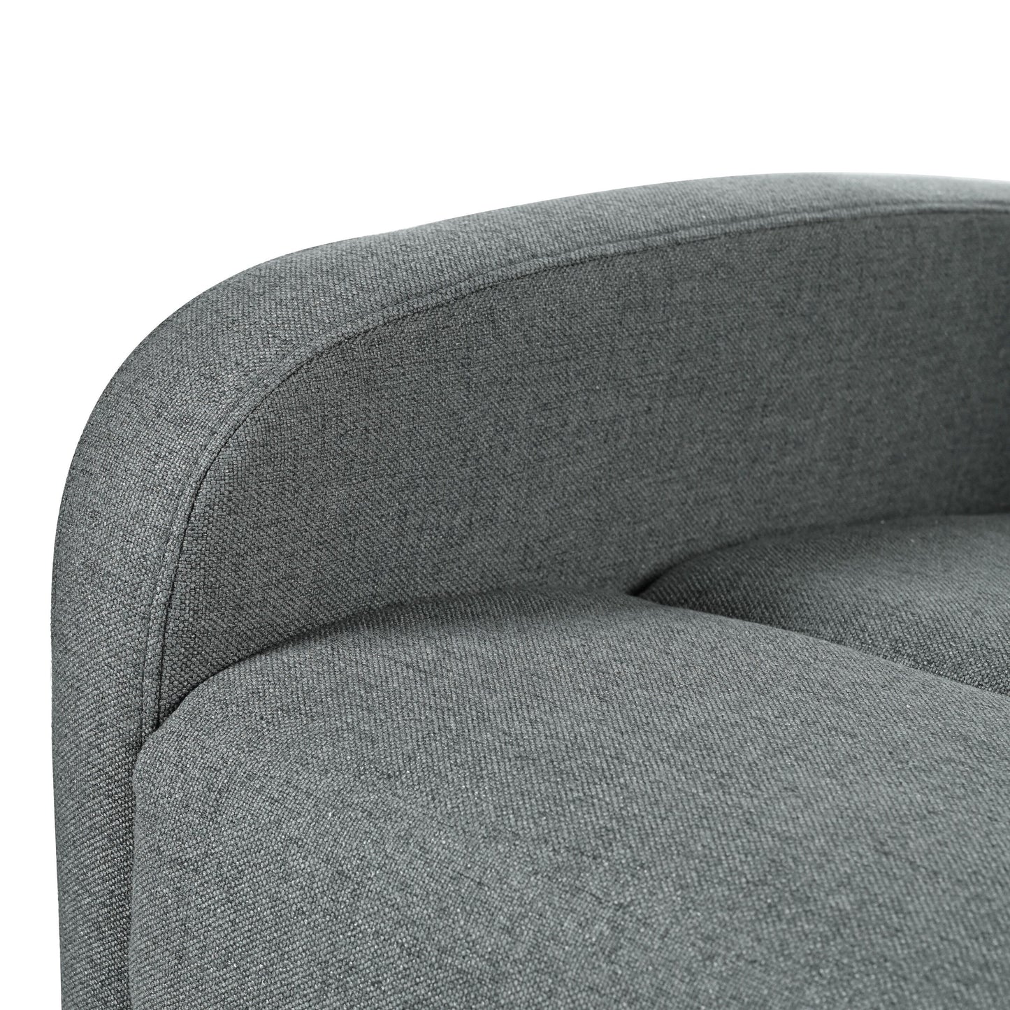 Fauteuil inclinable manuel moderne Roomfitters pour home cinéma, inclinable et réglable pour salon, anthracite