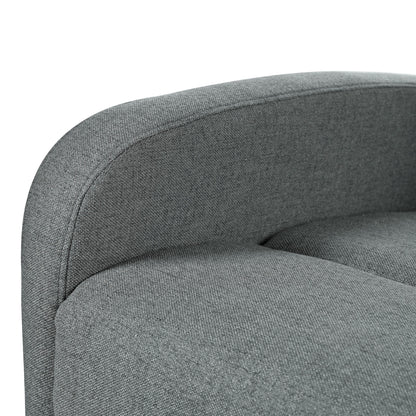 Fauteuil inclinable manuel moderne Roomfitters pour home cinéma, inclinable et réglable pour salon, anthracite