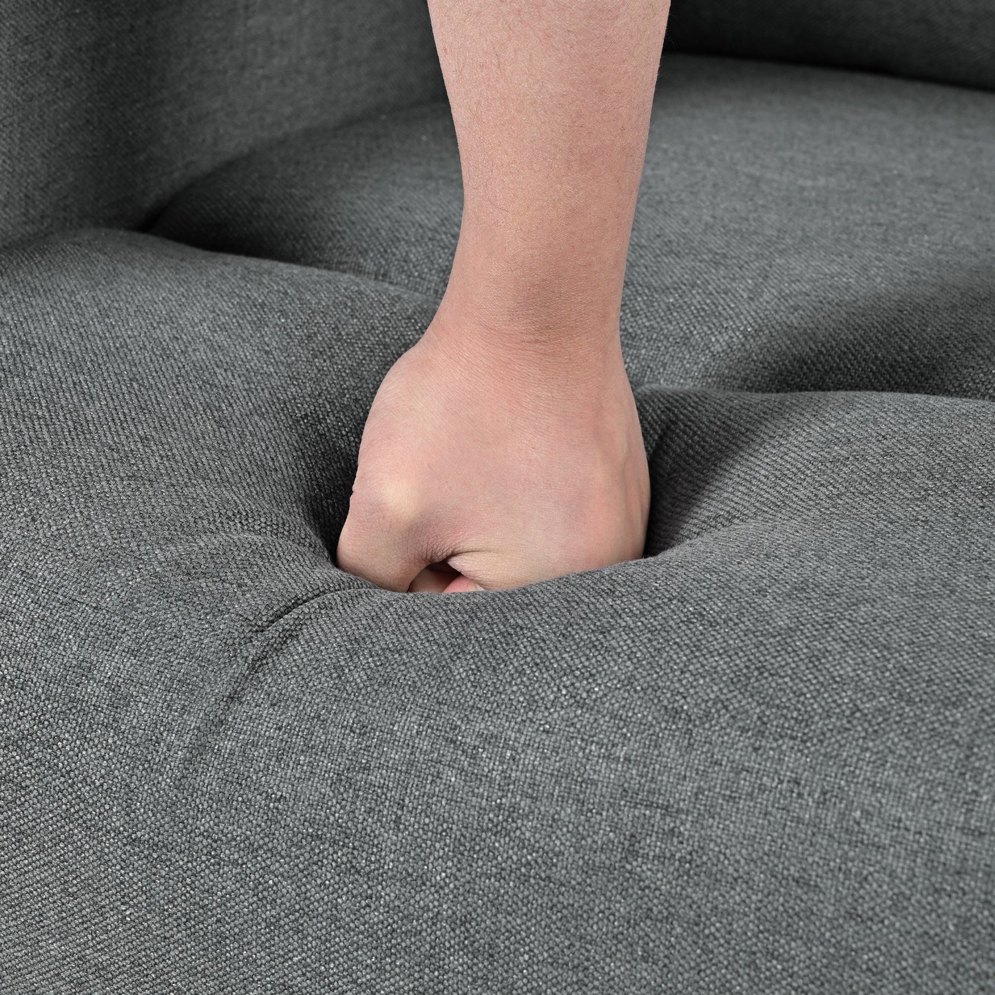 Fauteuil inclinable manuel moderne Roomfitters pour home cinéma, inclinable et réglable pour salon, anthracite