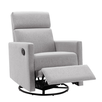 Fauteuil à bascule rembourré moderne pour chambre d'enfant Roomfitters, fauteuil inclinable pivotant et moelleux