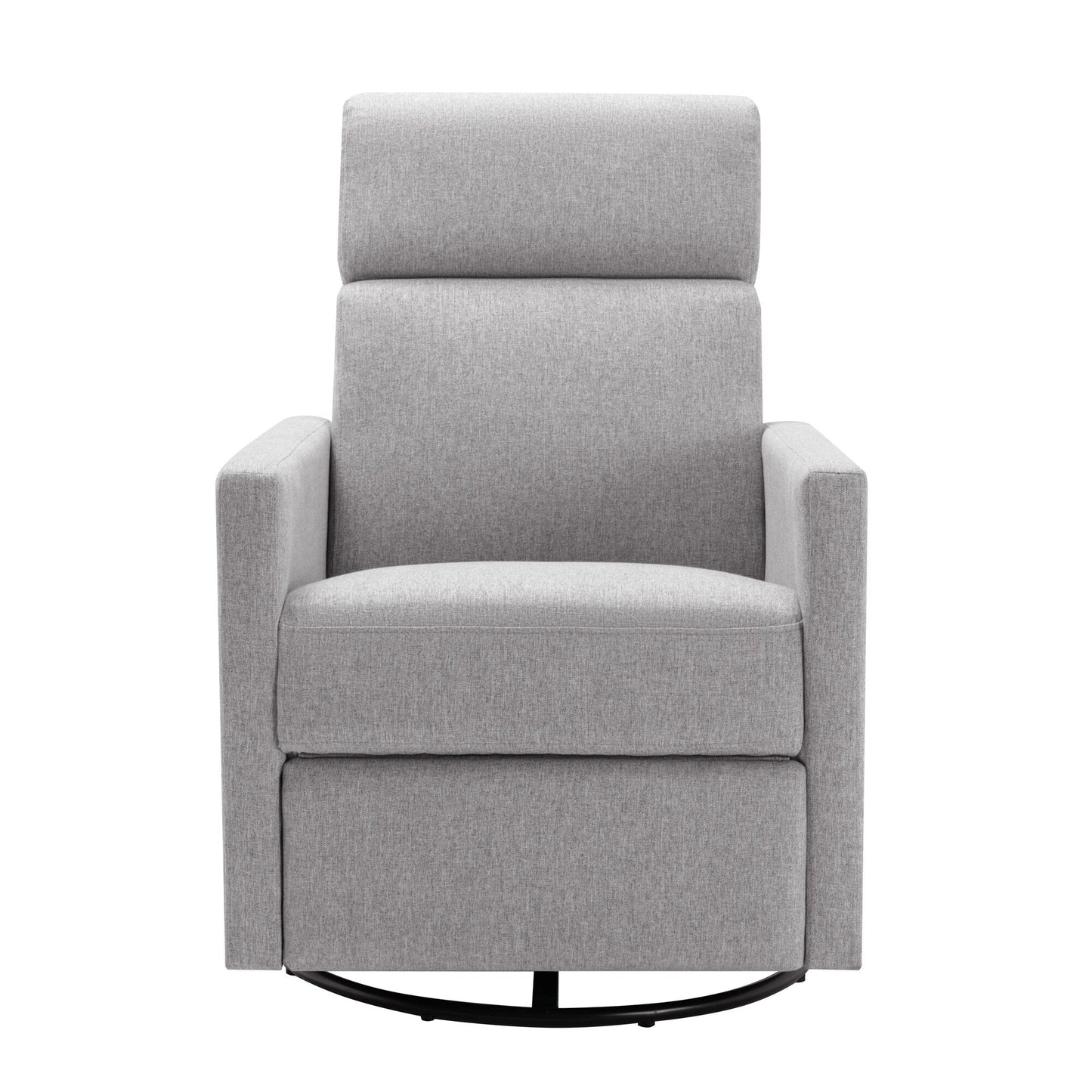 Fauteuil à bascule rembourré moderne pour chambre d'enfant Roomfitters, fauteuil inclinable pivotant et moelleux