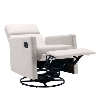 Fauteuil à bascule rembourré moderne pour chambre d'enfant Roomfitters, fauteuil inclinable pivotant et moelleux