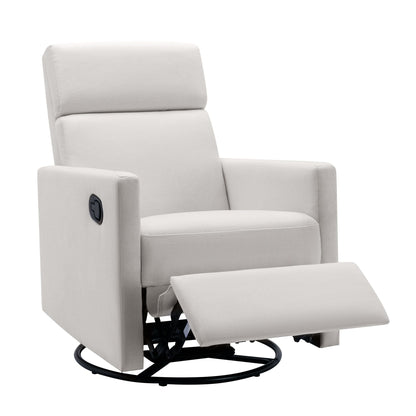 Fauteuil à bascule rembourré moderne pour chambre d'enfant Roomfitters, fauteuil inclinable pivotant et moelleux