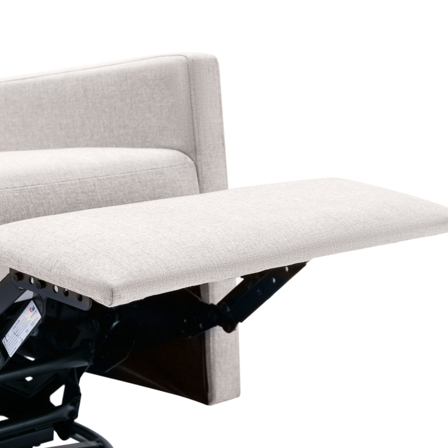 Fauteuil à bascule rembourré moderne pour chambre d'enfant Roomfitters, fauteuil inclinable pivotant et moelleux