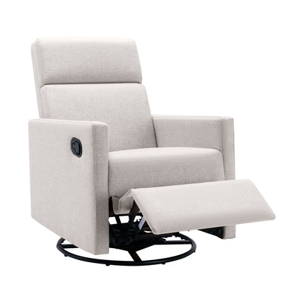 Fauteuil à bascule rembourré moderne pour chambre d'enfant Roomfitters, fauteuil inclinable pivotant et moelleux