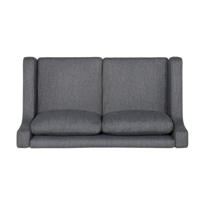 Canapé rembourré moderne Roomfitters, canapé capitonné avec accoudoirs incurvés et coussins confortables