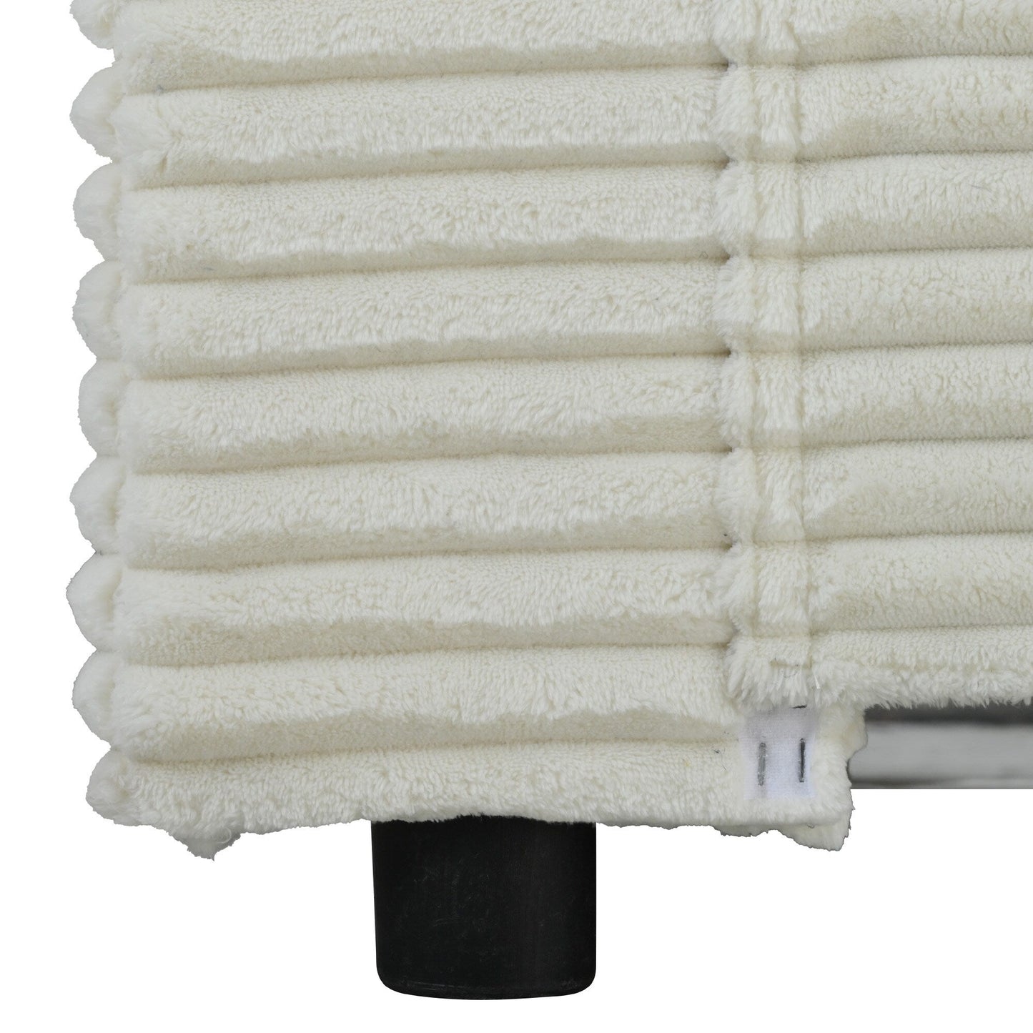 Canapé-lit sectionnel surdimensionné Roomfitters, avec méridienne, canapé-lit en velours côtelé, ports USB et porte-gobelets