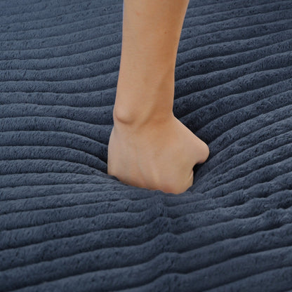 Canapé-lit sectionnel surdimensionné Roomfitters, avec méridienne, canapé-lit en velours côtelé, ports USB et porte-gobelets