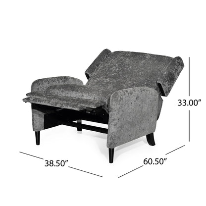 Fauteuil inclinable extra-large en tissu texturé Roomfitters, confortable pour le salon