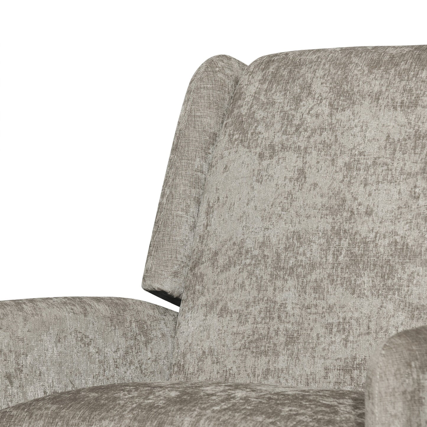 Fauteuil inclinable extra-large en tissu texturé Roomfitters, confortable pour le salon