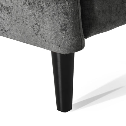 Fauteuil inclinable extra-large en tissu texturé Roomfitters, confortable pour le salon