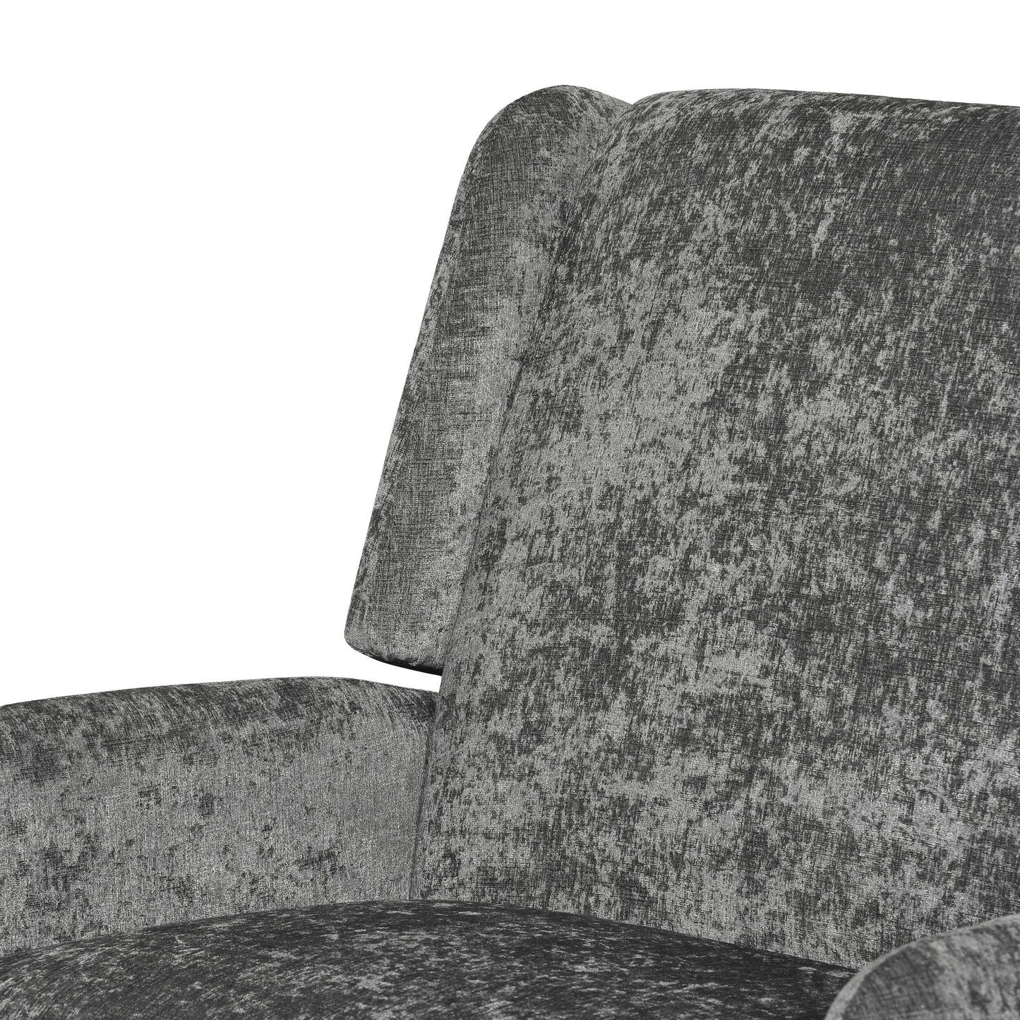 Fauteuil inclinable extra-large en tissu texturé Roomfitters, confortable pour le salon