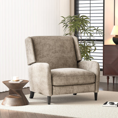 Fauteuil inclinable extra-large en tissu texturé Roomfitters, confortable pour le salon