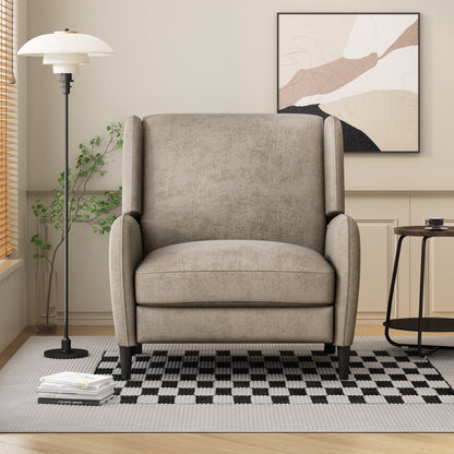 Fauteuil inclinable extra-large en tissu texturé Roomfitters, confortable pour le salon