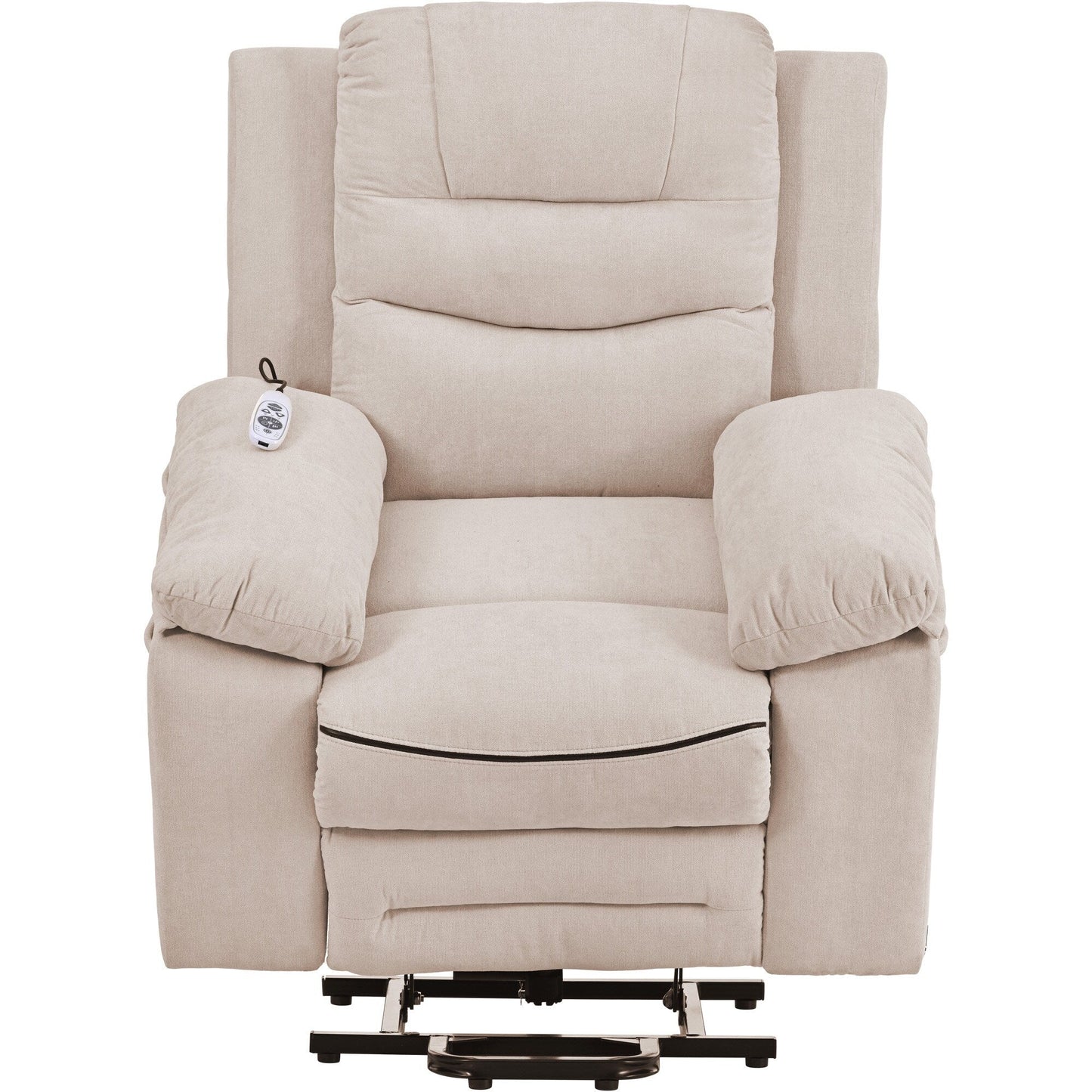 Fauteuil inclinable massant et releveur électrique Roomfitters avec chaleur apaisante, modes de massage réglables et options d'inclinaison infinies