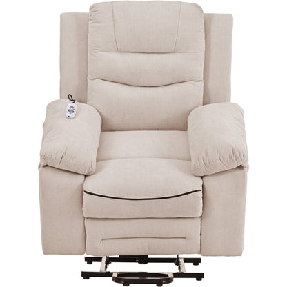 Fauteuil inclinable massant et releveur électrique Roomfitters avec chaleur apaisante, modes de massage réglables et options d'inclinaison infinies