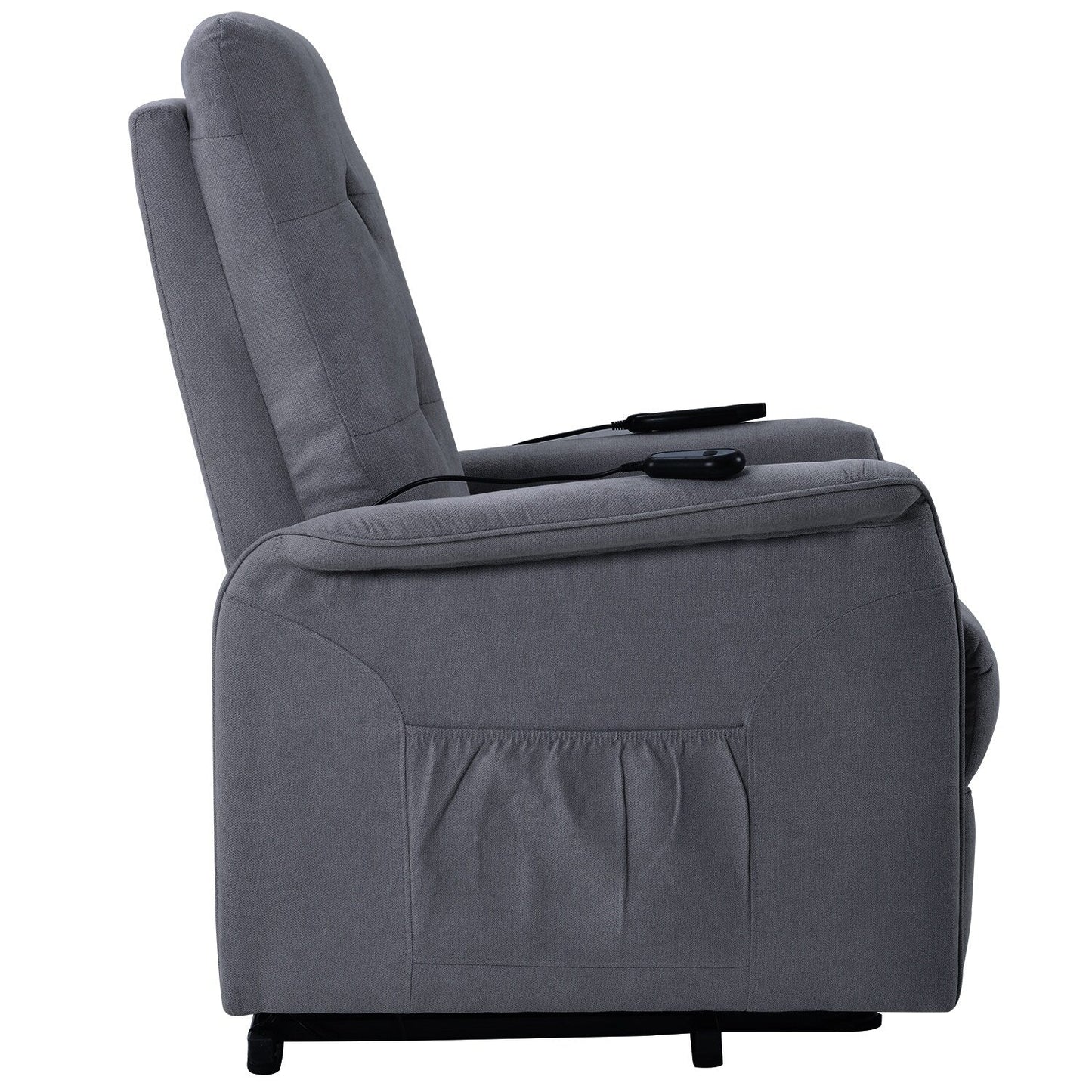 Fauteuil inclinable électrique Roomfitters avec massage réglable et mécanisme de levage en douceur