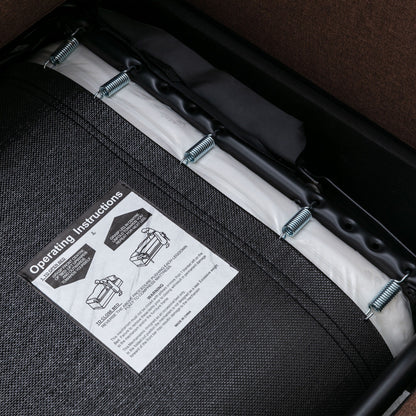 Canapé-lit gigogne Roomfitters avec matelas à mémoire de forme pour lit simple, gain de place pour le salon