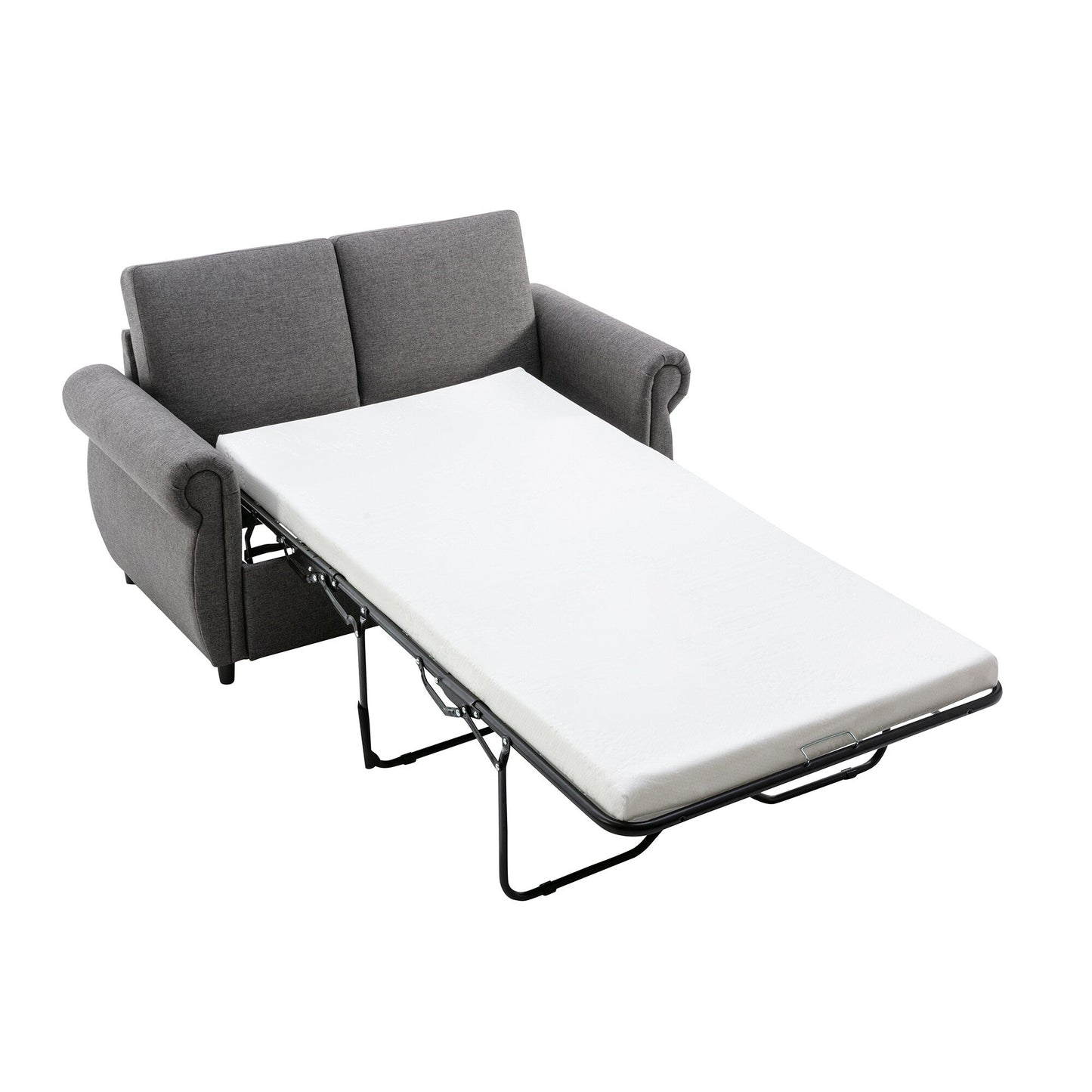 Canapé-lit gigogne Roomfitters avec matelas à mémoire de forme pour lit simple, gain de place pour le salon