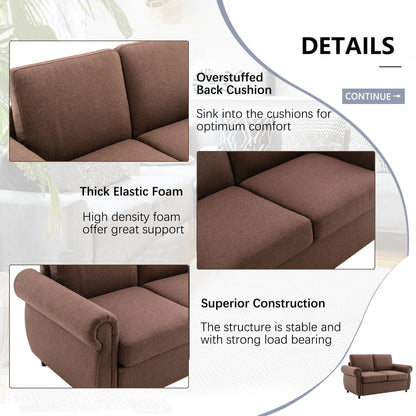 Canapé-lit gigogne Roomfitters avec matelas à mémoire de forme pour lit simple, gain de place pour le salon