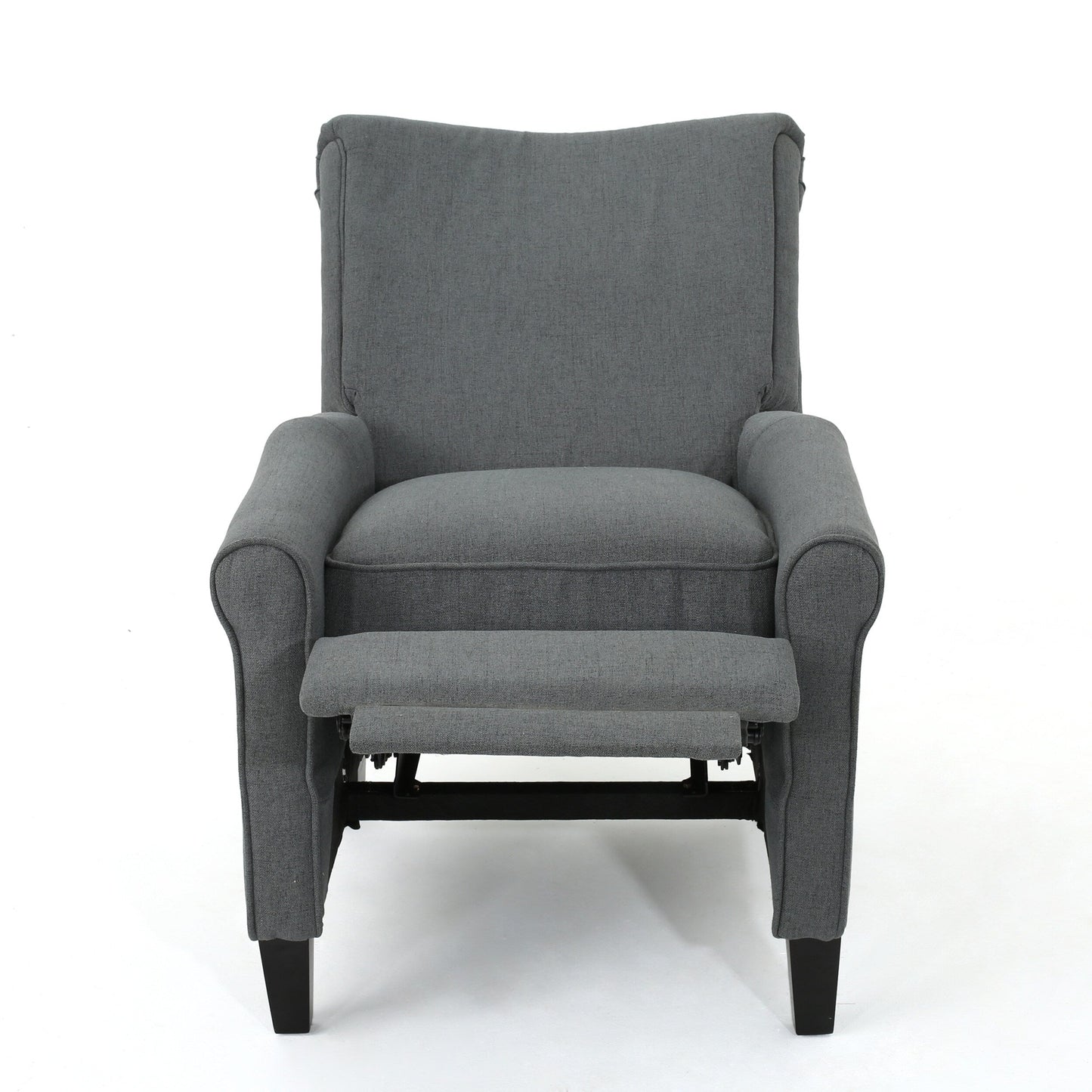 Fauteuil inclinable à dossier relevable Roomfitters avec accoudoirs roulés et siège rembourré pour salon ou bureau