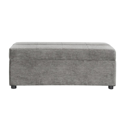 Lit d'appoint convertible en ottoman pliable pour deux personnes avec matelas