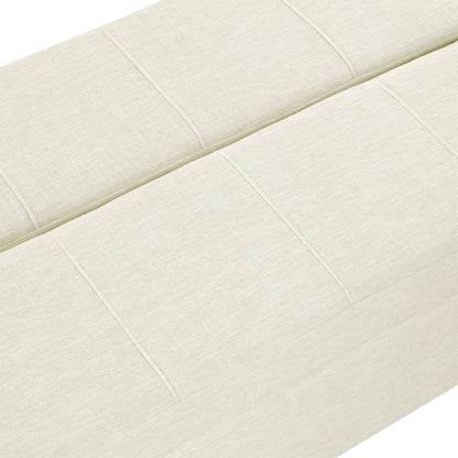 Lit d'appoint convertible en ottoman pliable pour deux personnes avec matelas