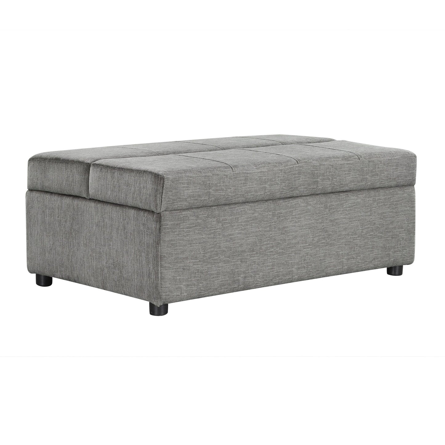 Lit d'appoint convertible en ottoman pliable pour deux personnes avec matelas