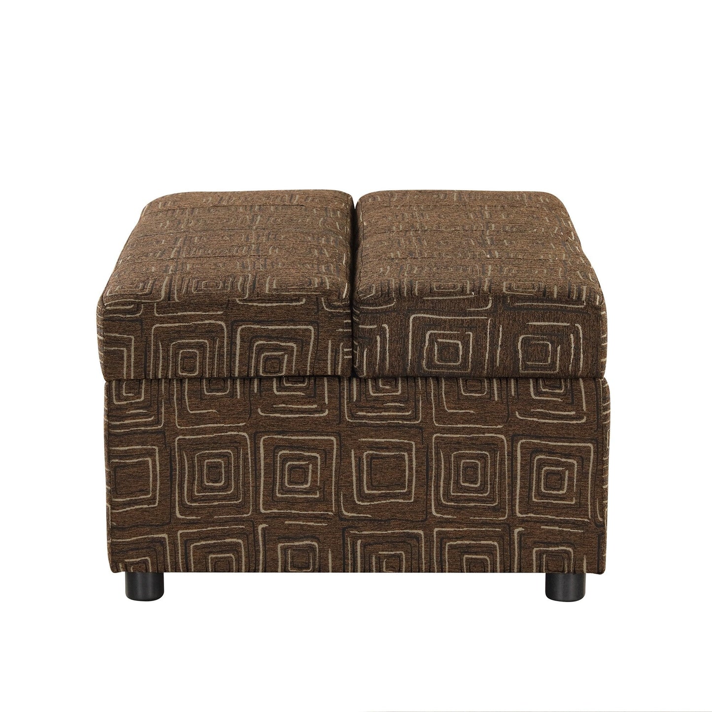 Lit d'appoint pliant double avec matelas, convertible et compact pour le salon.