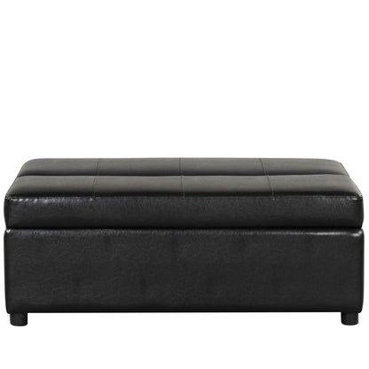 Lit d'appoint pliant double avec matelas, convertible et compact pour le salon.