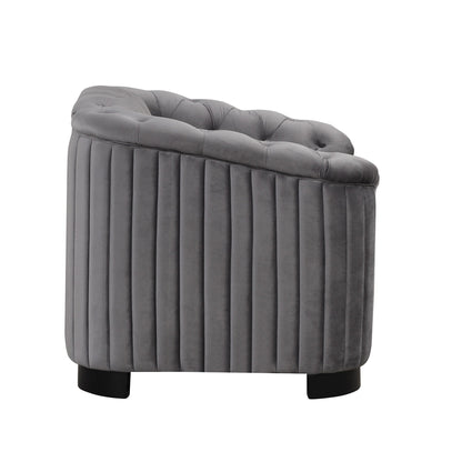Canapé d'appoint rembourré en velours Roomfitters, fauteuil simple avec coussin d'assise amovible pour salon moderne et chambre à coucher