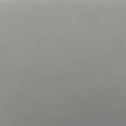 Fauteuil inclinable électrique Rosalyn Zero Gravity en cuir argenté et gris avec appui-tête électrique