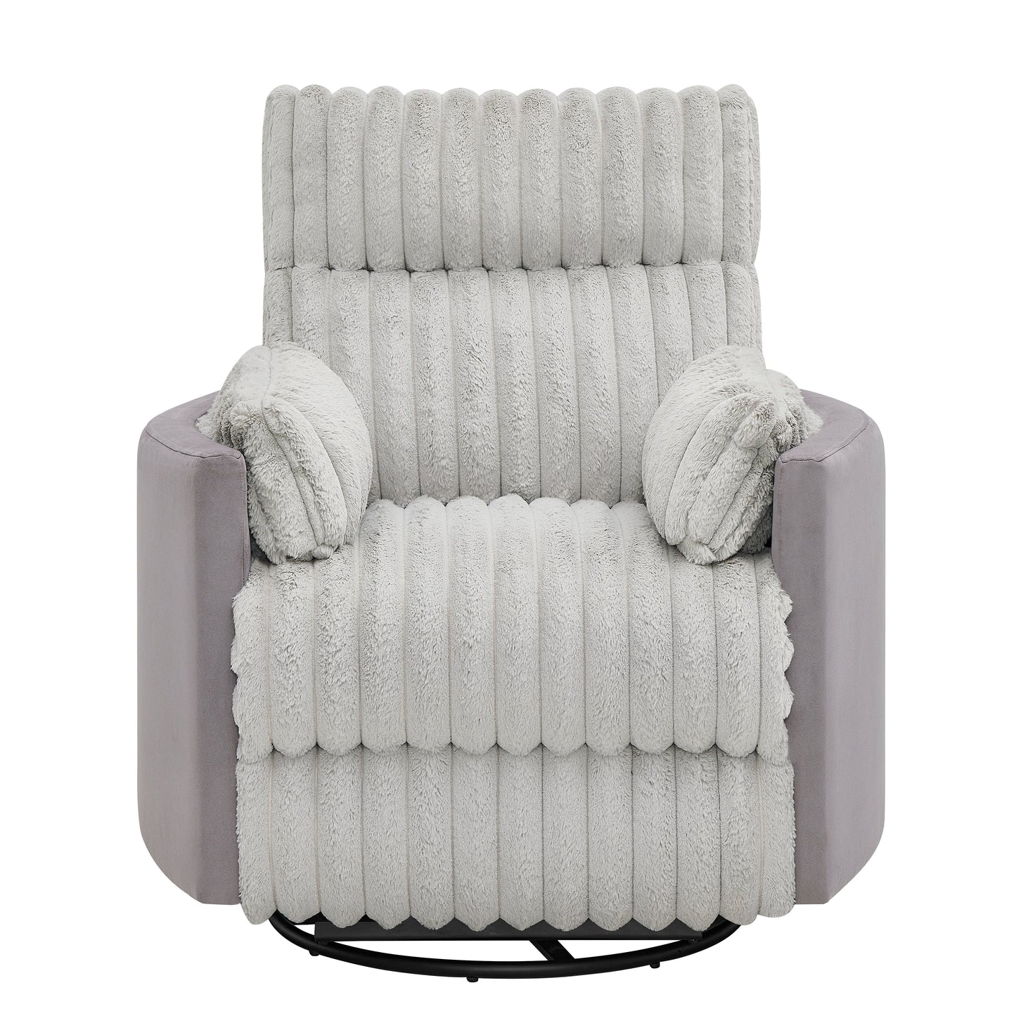 Fauteuil inclinable manuel Bocaton Wide Wale en velours côtelé de Roundhill Furniture