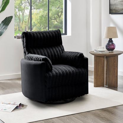 Fauteuil inclinable manuel Bocaton Wide Wale en velours côtelé de Roundhill Furniture