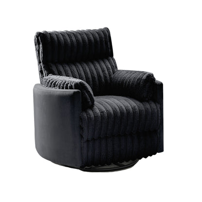 Fauteuil inclinable manuel Bocaton Wide Wale en velours côtelé de Roundhill Furniture