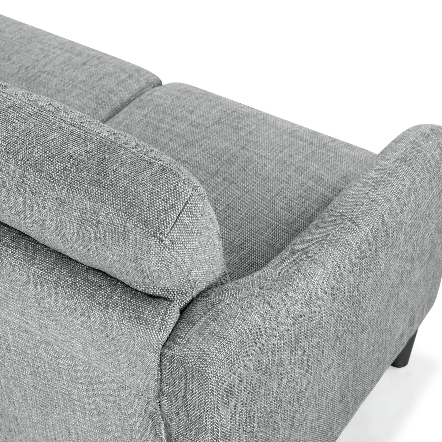 Canapé 3 places moderne SAFAVIEH Couture Edalynn - 77 L x 32 P x 34 H