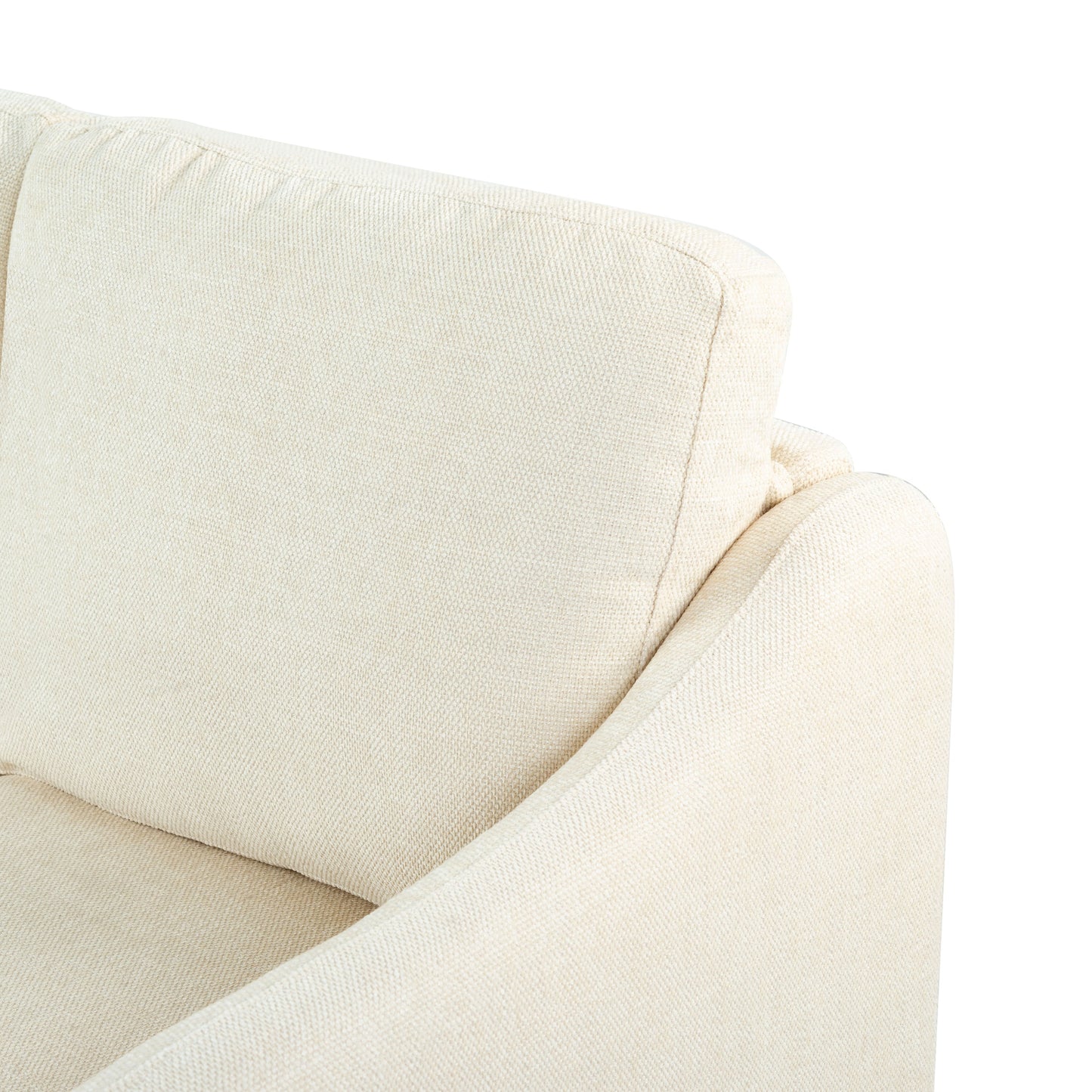 Canapé 3 places moderne SAFAVIEH Couture Edalynn - 77 L x 32 P x 34 H