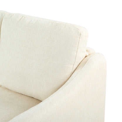 Canapé 3 places moderne SAFAVIEH Couture Edalynn - 77 L x 32 P x 34 H