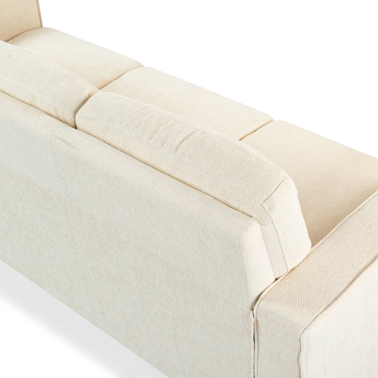 Canapé 3 places moderne SAFAVIEH Couture Felicianya - 77 L x 31 P x 34 H