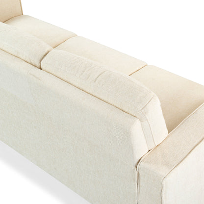 Canapé 3 places moderne SAFAVIEH Couture Felicianya - 77 L x 31 P x 34 H