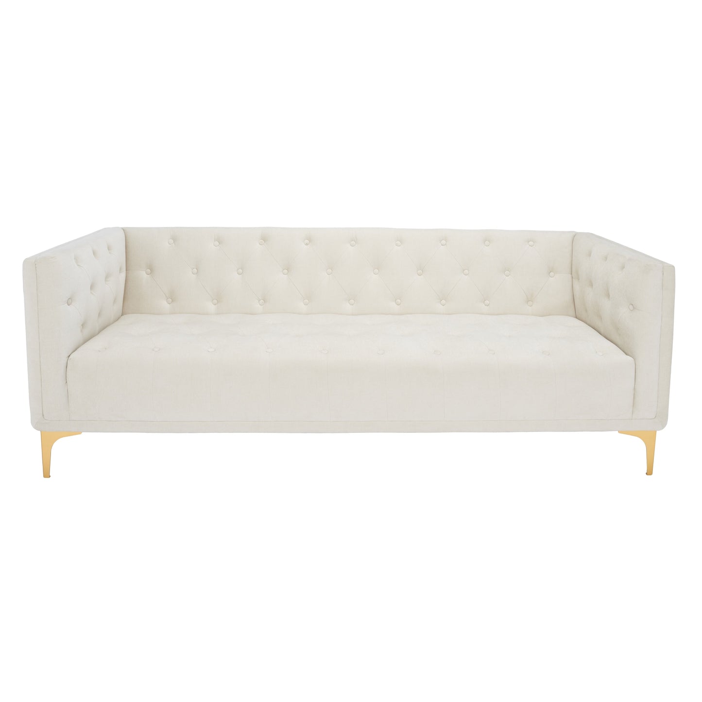 Canapé capitonné SAFAVIEH Couture Florentino - 80 L x 33 P x 30 H