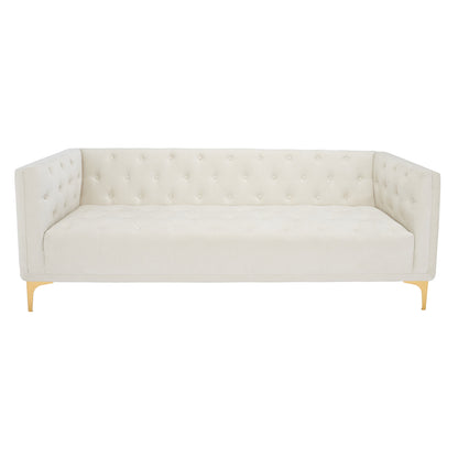 Canapé capitonné SAFAVIEH Couture Florentino - 80 L x 33 P x 30 H