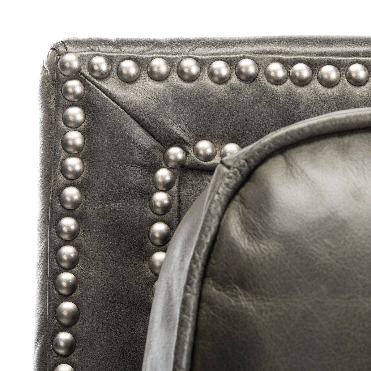 Fauteuil inclinable SAFAVIEH Couture Gwyn avec garniture cloutée