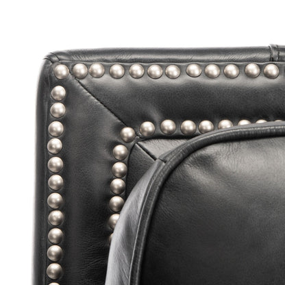 Fauteuil inclinable SAFAVIEH Couture Gwyn avec garniture cloutée