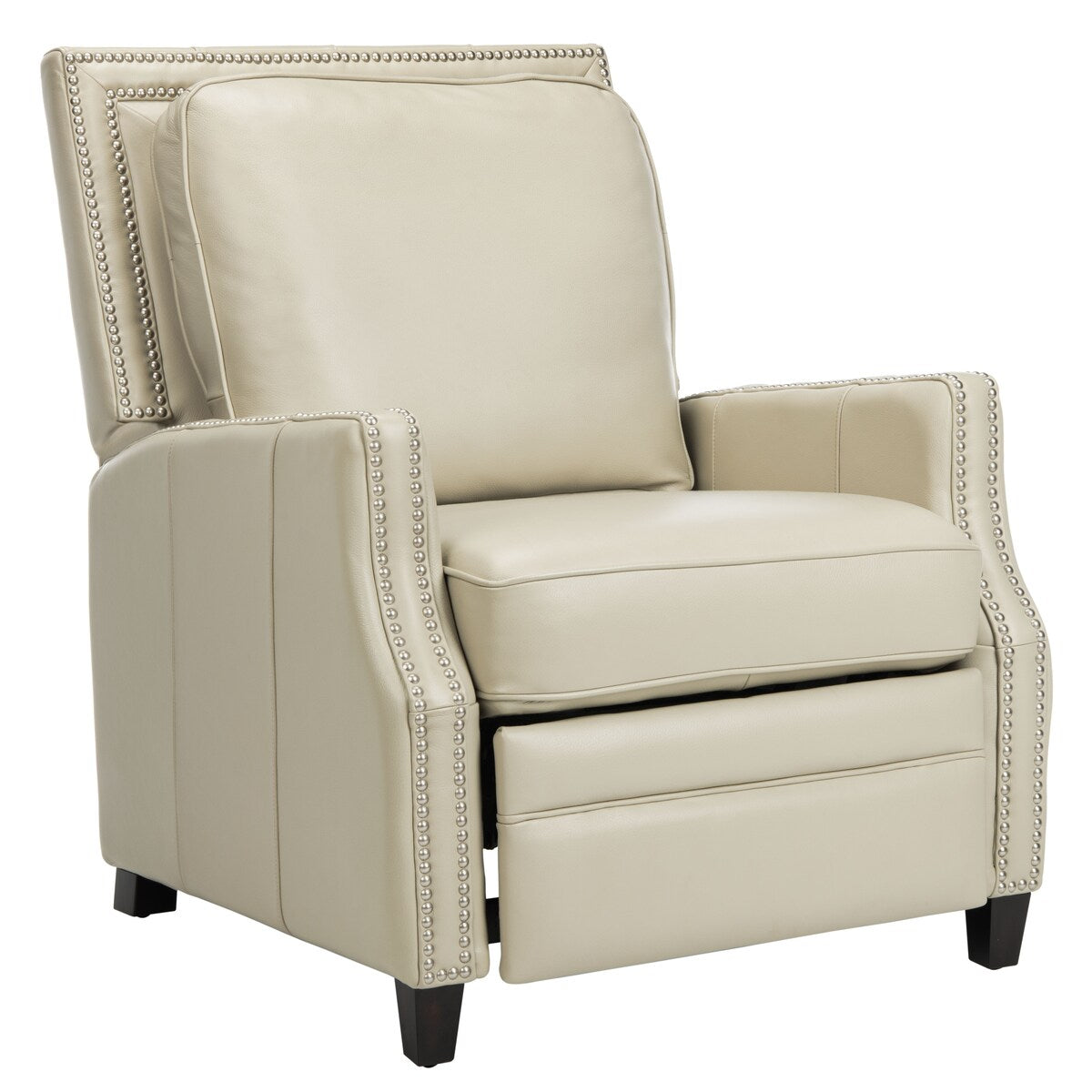 Fauteuil inclinable SAFAVIEH Couture Gwyn avec garniture cloutée