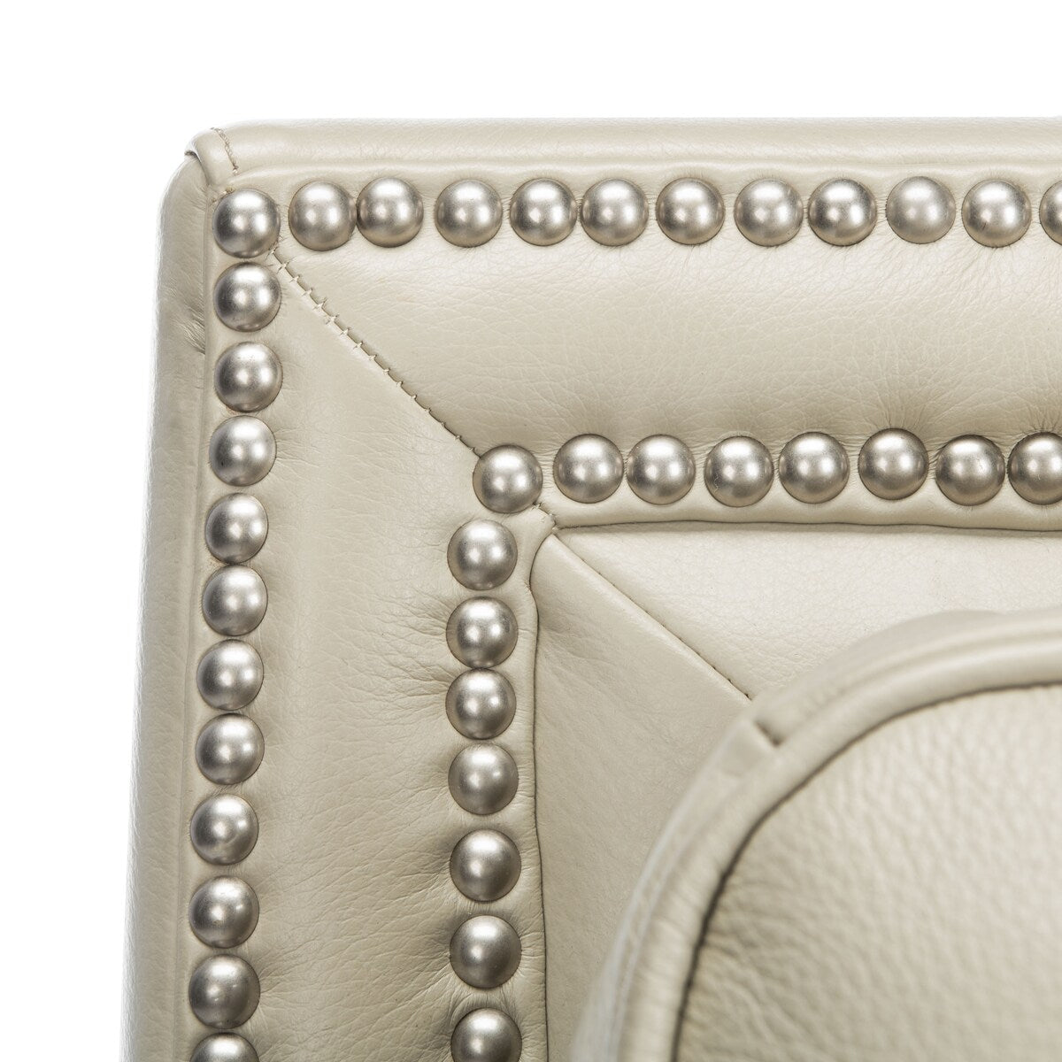 Fauteuil inclinable SAFAVIEH Couture Gwyn avec garniture cloutée