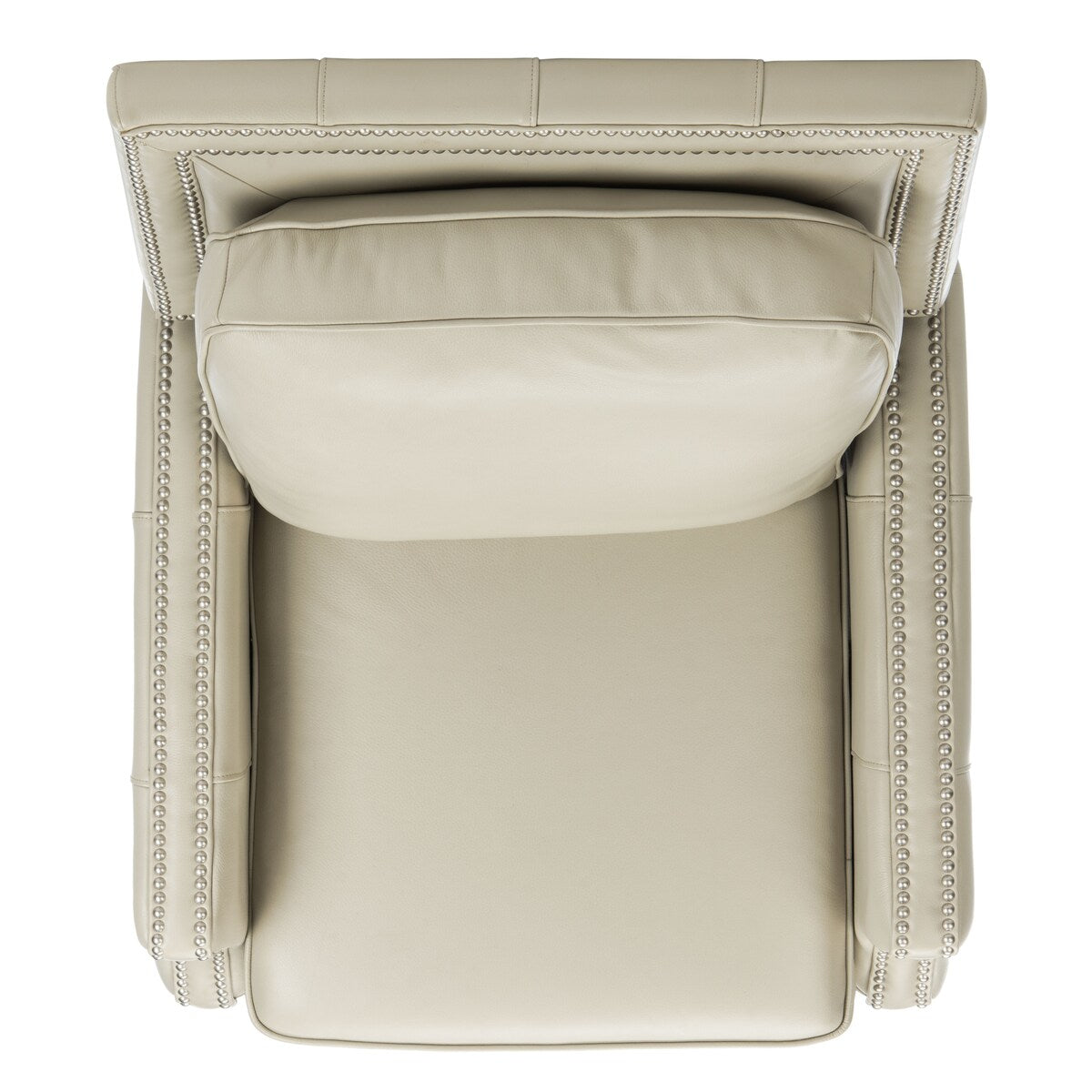 Fauteuil inclinable SAFAVIEH Couture Gwyn avec garniture cloutée