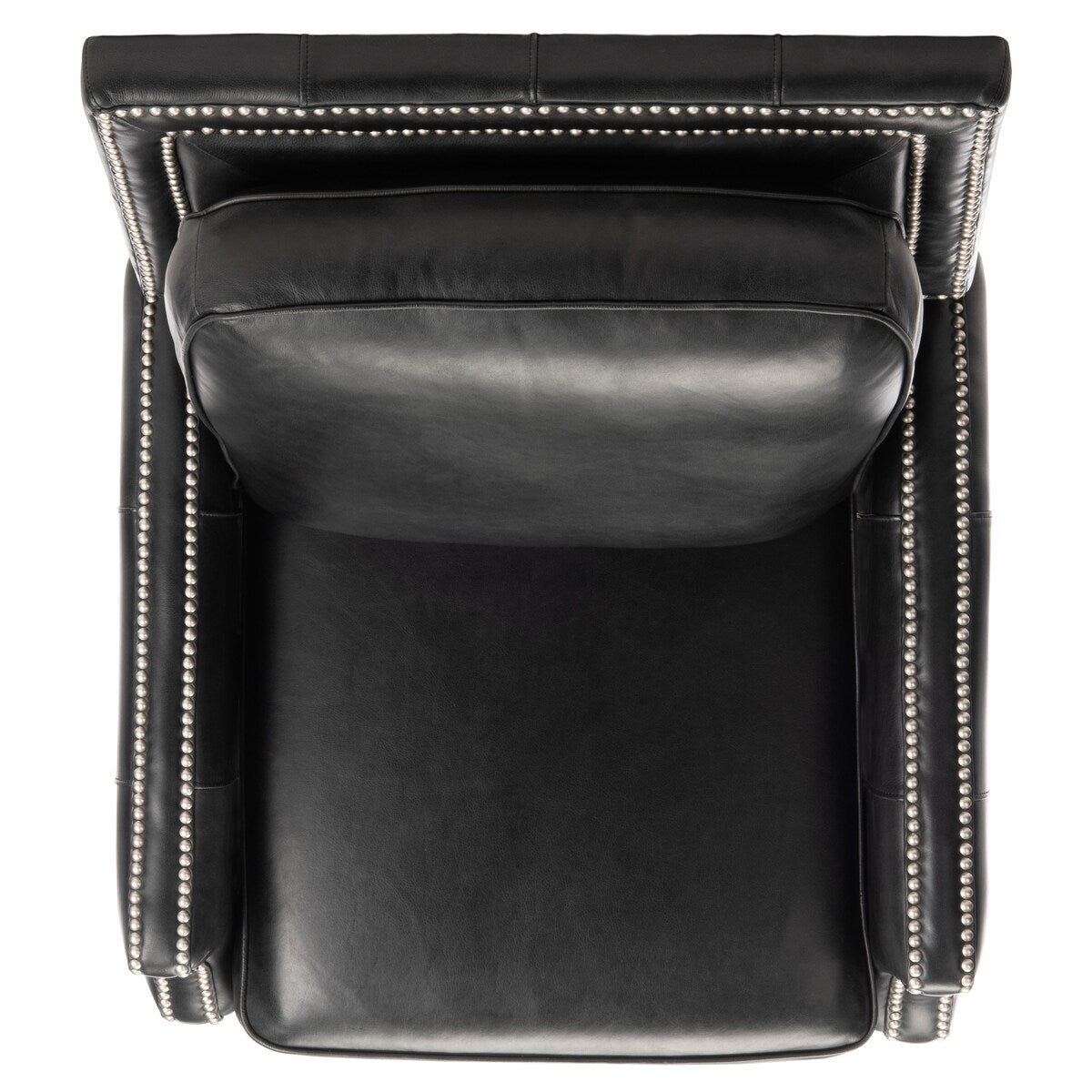 Fauteuil inclinable SAFAVIEH Couture Gwyn avec garniture cloutée