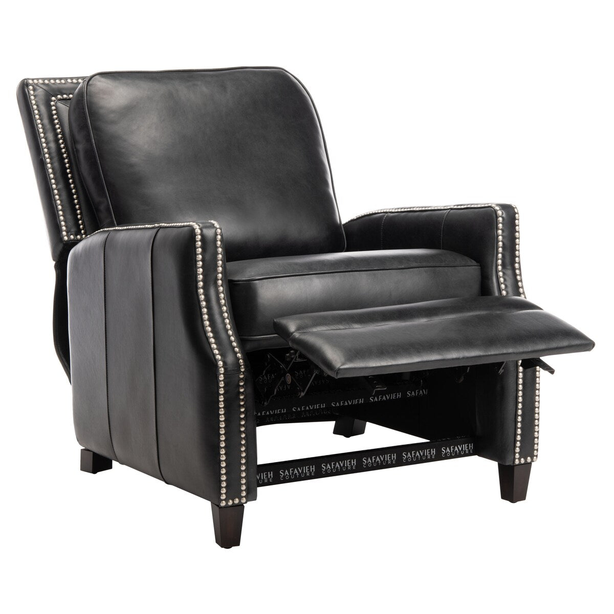 Fauteuil inclinable SAFAVIEH Couture Gwyn avec garniture cloutée